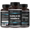 Focus Pharmacology 10,000 IU Vitamin D3 w/ Vitamin K2