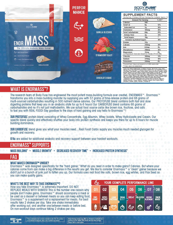 Enormass Weight Gainer and Muscle Builder