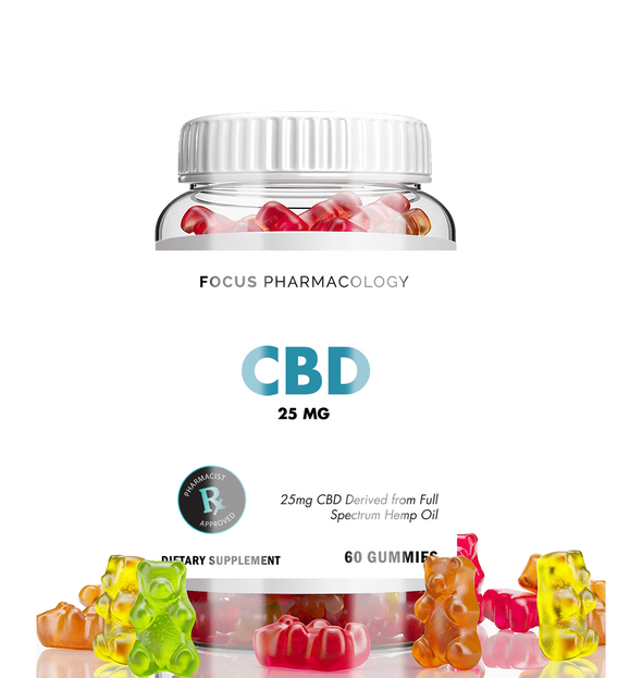 Focus Pharmacology 25 MG CBD Gummy