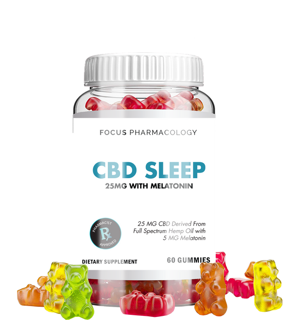 Focus Pharmacology 25 MG CBD Gummy with 5 mg Melatonin