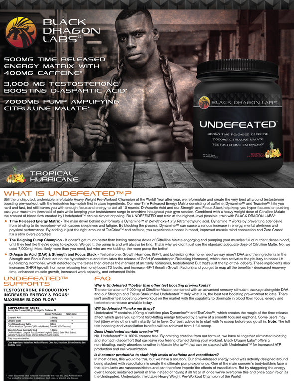 Undefeated | Pre-Workout